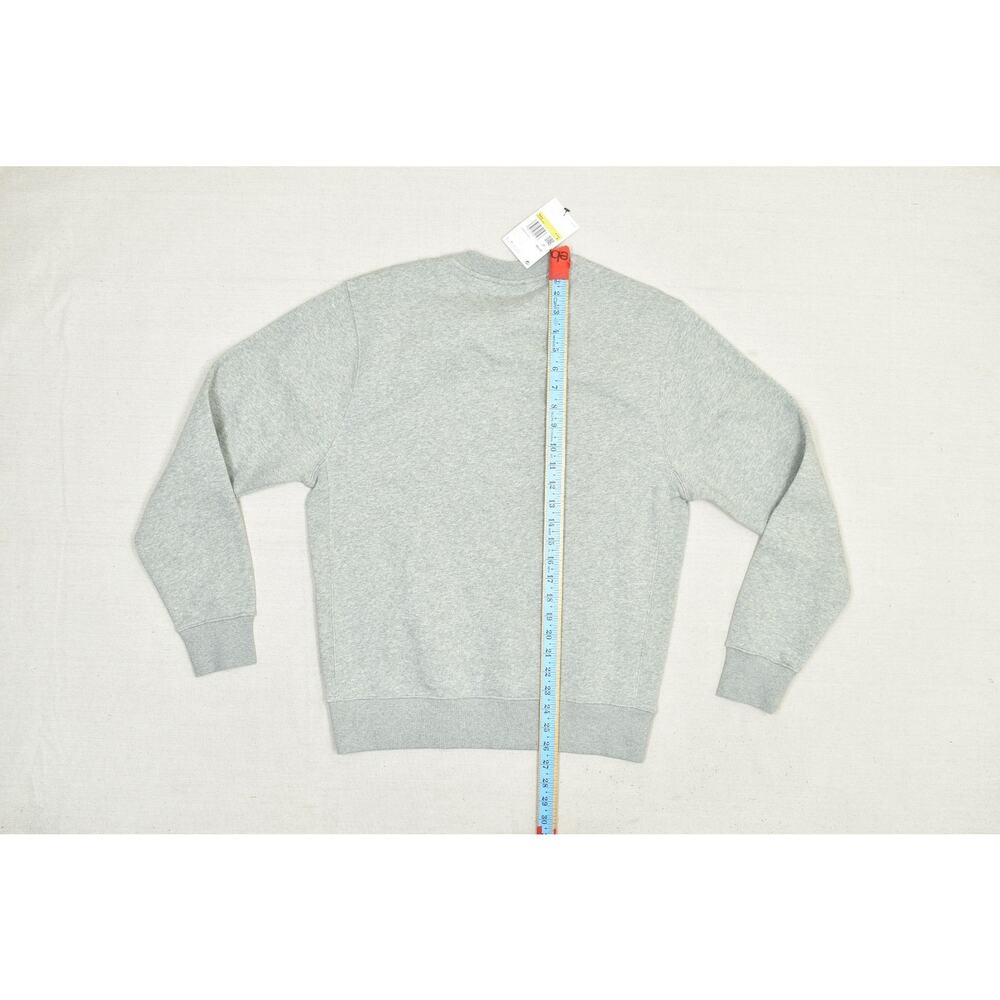 Nike Sportswear Club Fleece Grey Heather Crewneck Sweatshirt BV2662-063 Mens S - Picture 8 of 8